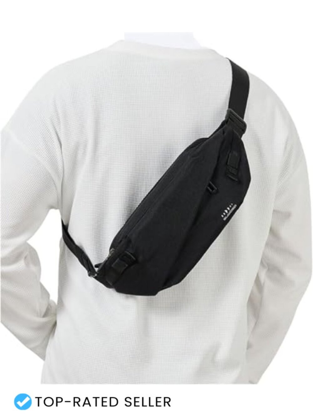Unisex Crossbody Sling Bag Anti Theft Waist Pack Nylon Adjustable Strap